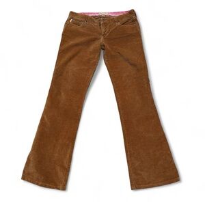Vintage Y2K boho camel suede flares low rise size 3